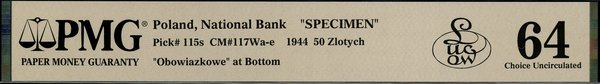 50 złotych, 1944
