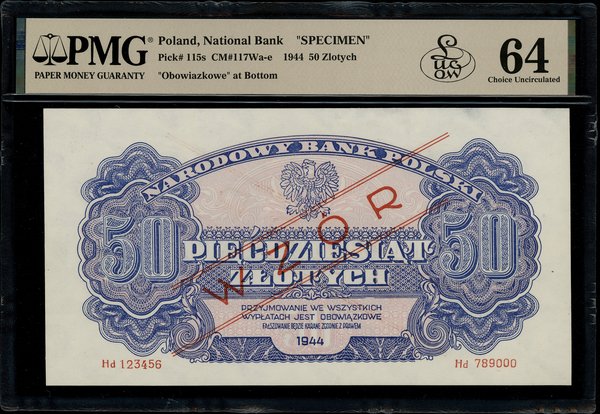 50 złotych, 1944