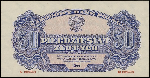50 złotych, 1944