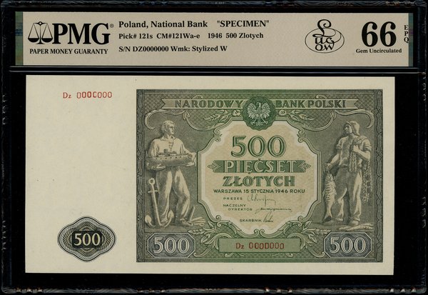 500 złotych, 15.01.1946