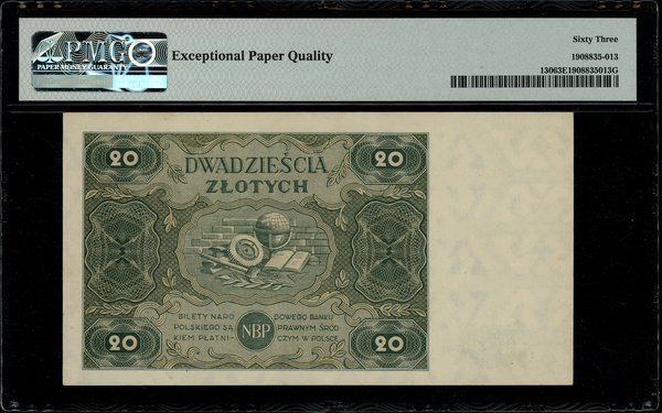 20 złotych, 15.07.1947