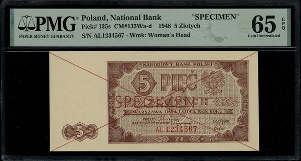 5 złotych, 1.07.1948