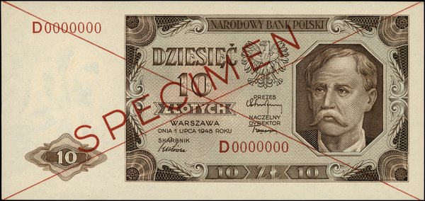 10 złotych, 1.07.1948