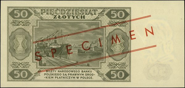 50 złotych, 1.07.1948