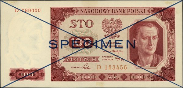 100 złotych, 1.07.1948