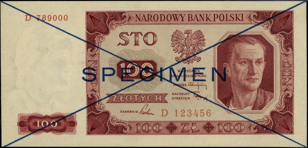 100 złotych, 1.07.1948