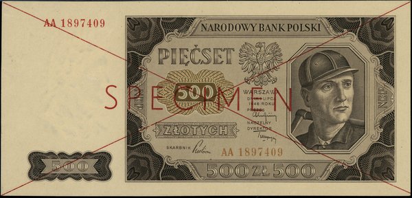 500 złotych, 1.07.1948