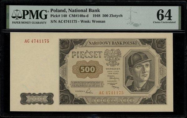 500 złotych, 1.07.1948