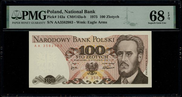 100 złotych, 15.01.1975