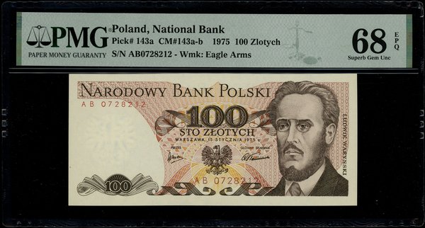 100 złotych, 15.01.1975