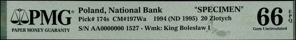 20 złotych, 25.03.1994