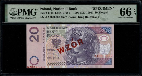 20 złotych, 25.03.1994