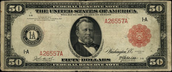 50 dolarów, 1914