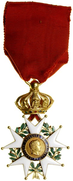 Order Narodowy Legii Honorowej IV klasy (L’Ordre national de la Légion d’honneur), 1852–1870