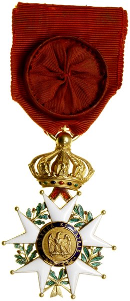 Order Narodowy Legii Honorowej IV klasy (L’Ordre national de la Légion d’honneur), 1852–1870