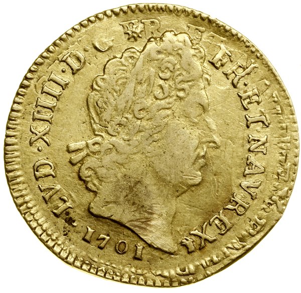 Louis d’or, 1701 D, Lyon