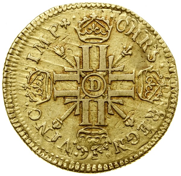 Louis d’or, 1701 D, Lyon