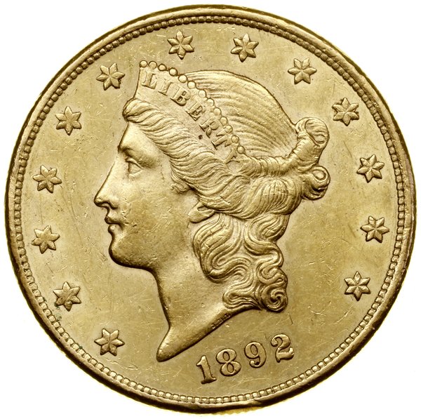 20 dolarów, 1892 CC, Carson City