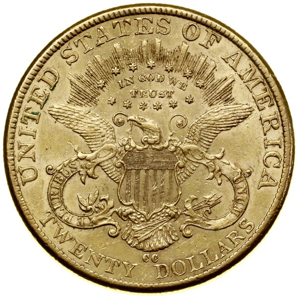 20 dolarów, 1892 CC, Carson City