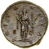 Sesterc, (176), Rzym; Aw: Popiersie cesarzowej w prawo, DIVA FAVSTINA PIA; Rw: Aeternitas stojąca ..