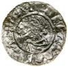 Denar typu Crux, (991–997), Exeter, mincerz God; Aw: Popiersie władcy w lewo, z berłem, + ÆÐELRÆD ..