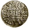 Denar, (985–995), Ratyzbona, mincerz Aljan; Aw: Krzyż, w kątach kulka, pierścień, kulka i pusto, •..