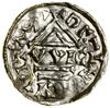 Denar, (995–1002), Ratyzbona, mincerz Viga; Aw: Krzyż, w kątach kulka, gwiazda(?), kulka i pierści..