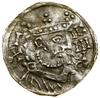 Denar, (1009–1024), Ratyzbona, mincerz Id; Aw: Popiersie władcy w prawo, E / X - HE / NI / RI / C;..