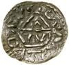 Denar, (948–955), Nabburg, mincerz Vilja; Aw: Krzyż grecki, w każdym kącie kulka, HEIMRICVS…; Rw: ..