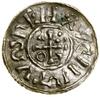 Denar, (1002–1009), Nabburg, mincerz Aig; Aw: Krzyż, w kątach trzy kulki, klin, pierścień, klin, H..