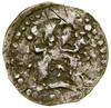 Denar, (1321–1322); Aw: Hełm w lewo; Rw: Orzeł w koronie, z rozpostartymi skrzydłami i głową skier..