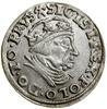 Trojak, 1539, Gdańsk; końcówka legendy PRVS, trójlistki po bokach nominału i daty; Białk.-Szw. 233..