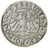Grosz, 1534, Elbląg; końcówki legend PR / ELBINK, na awersie pod PR znajduje się V, pierwotnie wyb..