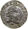 Frank, 1583 M, Tuluza; oznaczenie mennicy pod popiersiem władcy; Ciani 1434, Duplessy 1130A, Kop. ..