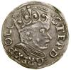 Trojak, 1586, Poznań; odmiana z datą po lewej stronie herbu Przegonia; Iger P.86.2.b (R1), Kop. 53..