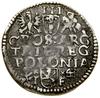 Trojak, 1596, Wschowa; data na końcu legendy awersu, w legendzie rewersu POLONIA; Iger W.96.3.b (R..