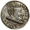 Trojak, 1594, Wilno; duża głowa króla, rozety po bokach nominału; Iger V.94.1 (odm. – rozety po bo..