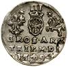 Trojak, 1594, Wilno; duża głowa króla, rozety po bokach nominału; Iger V.94.1 (odm. – rozety po bo..