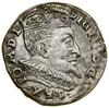 Trojak, 1595, Wilno; odmiana bez herbu Prus, rozety po bokach nominału; Iger V.95.1.b, Ivanauskas ..