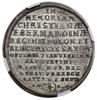 2/3 talara (gulden), 1727 IGS, Drezno; Aw: W dwunastu wersach legenda upamiętniająca śmierć żony k..