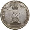 2/3 talara (gulden), 1738, Drezno; moneta wybita z okazji ślubu księżniczki Marii Amalii z Karolem..