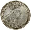 Ort, 1753 EC, Lipsk; pola koron gładkie, na awersie perełkowe podwieszenia, na ramieniu trzy pasy ..