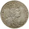 Ort, 1754 EC, Lipsk; mniejsza głowa władcy, popiersie z owalnym, żeberkowanym przekrojem naramienn..