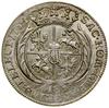 Ort, 1754 EC, Lipsk; mniejsza głowa władcy, popiersie z owalnym, żeberkowanym przekrojem naramienn..