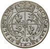 Ort, 1756 EC, Lipsk; typ portretowy z dużą głową władcy, brosza zapony owalna, gładka, pola koron ..