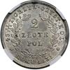 2 złote, 1831 KG, Warszawa; ZŁOTE, kropka po POL, Pogoń z pochwą na miecz; Bitkin 4, H-Cz. 3661, K..