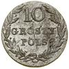 10 groszy, 1816 IB, Warszawa; Bitkin 848, GM 3, Plage 81; piękne, moneta z dużym blaskiem menniczym.