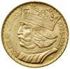 20 złotych, 1925, Warszawa; moneta wybita na pamiątkę 900-lecia koronacji Bolesława Chrobrego na k..