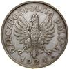 5 złotych, 1925, Warszawa; Konstytucja; Aw: Orzeł z koroną, RZECZPOSPOLITA POLSKA 1925; Rw: Poloni..