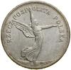 5 złotych, 1930, Warszawa; Nike; Kop. 2940 (R3), Parchimowicz 114c; delikatna patyna, rzadszy rocz..